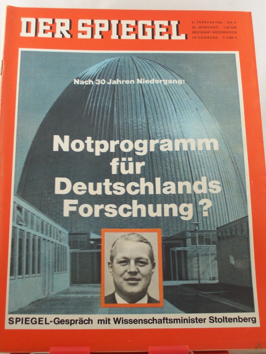 Product image 1 of the product “9/1966, Nach 30 Jahren Niedergang: Notprogramm für Deutschlands Forschung? ”