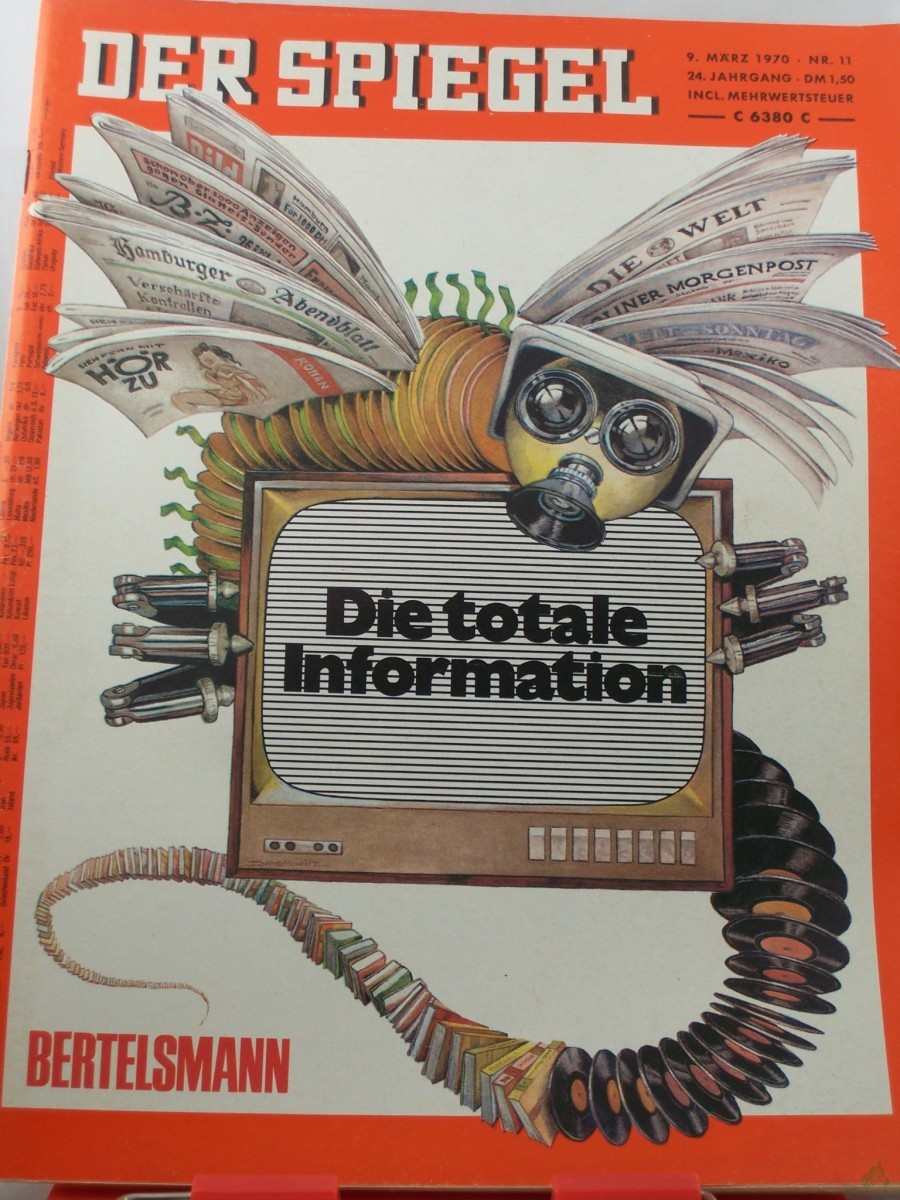Product image 1 of the product “11/1970, Die totale Information, Bertelsmann ”