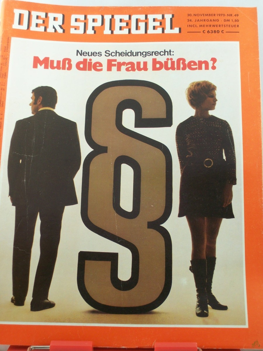 Product image 1 of the product “49/1970. Muß die Frau büßen, neues Scheidungsrecht ”