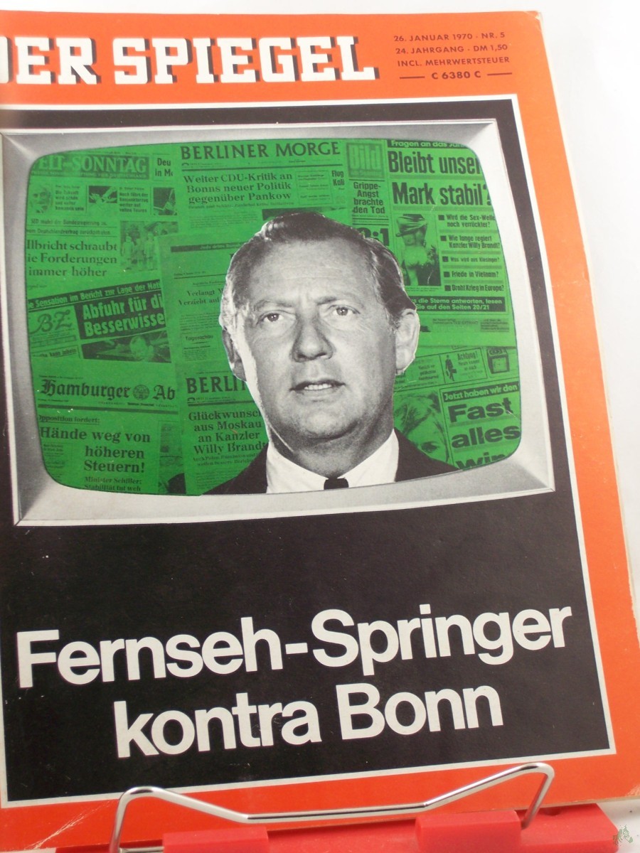 Product image 1 of the product “5/1970, Fernseh Springer, contra Bonn ”