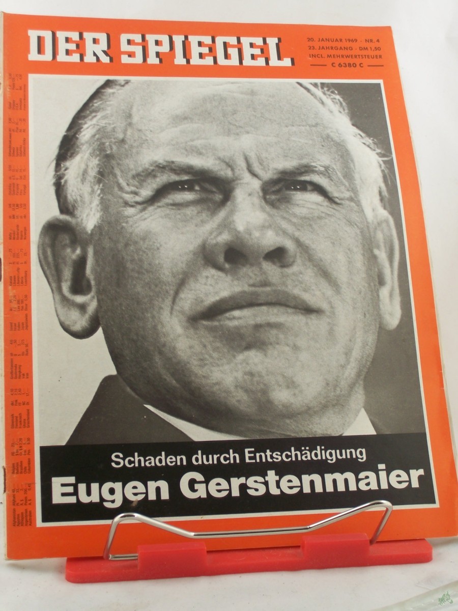 Artikelbild 1 des Artikels “4/1969, Schaden durch Entschädigung, Eugen Gerstenmaier “