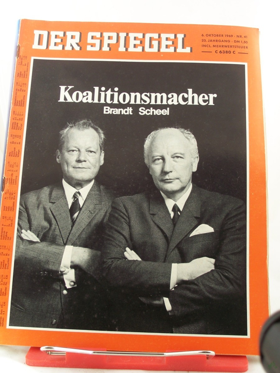 Artikelbild 1 des Artikels “41/1969, Koalitionsmacher, Brandt-Scheel “