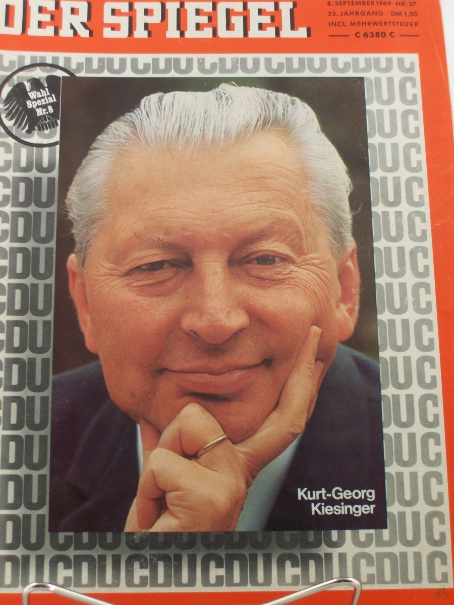 Product image 1 of the product “37/1969, Kurt Georg Kiesinger ”