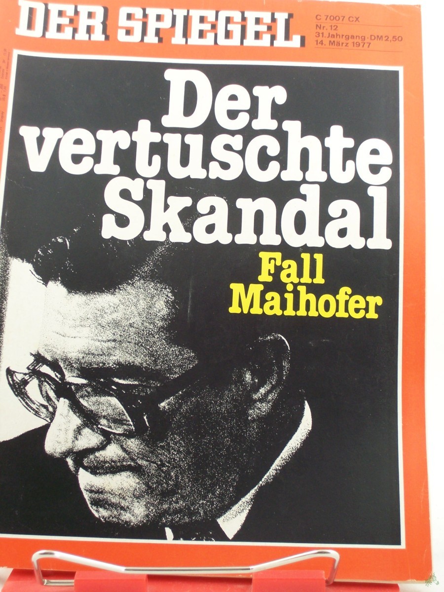 Product image 1 of the product “12/1977, der vertuschte Skandal, Fall Maihofer ”