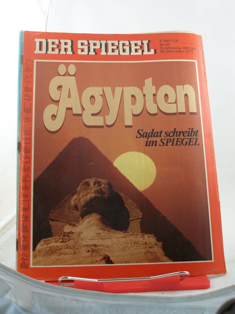 Product image 1 of the product “53/1977, Ägypten, Sadat schreibt im Spiegel ”