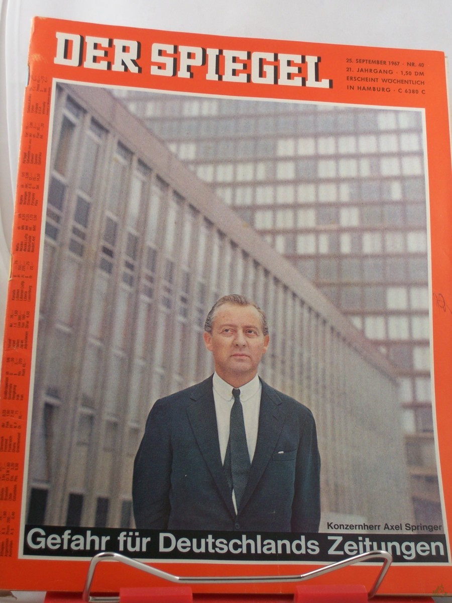 Product image 1 of the product “40/1967, Gefahr für Deutschlands Zeitungen ”