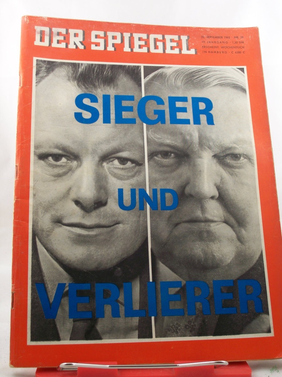 Product image 1 of the product “39/1965, SIEGER UND VERLIERER ”