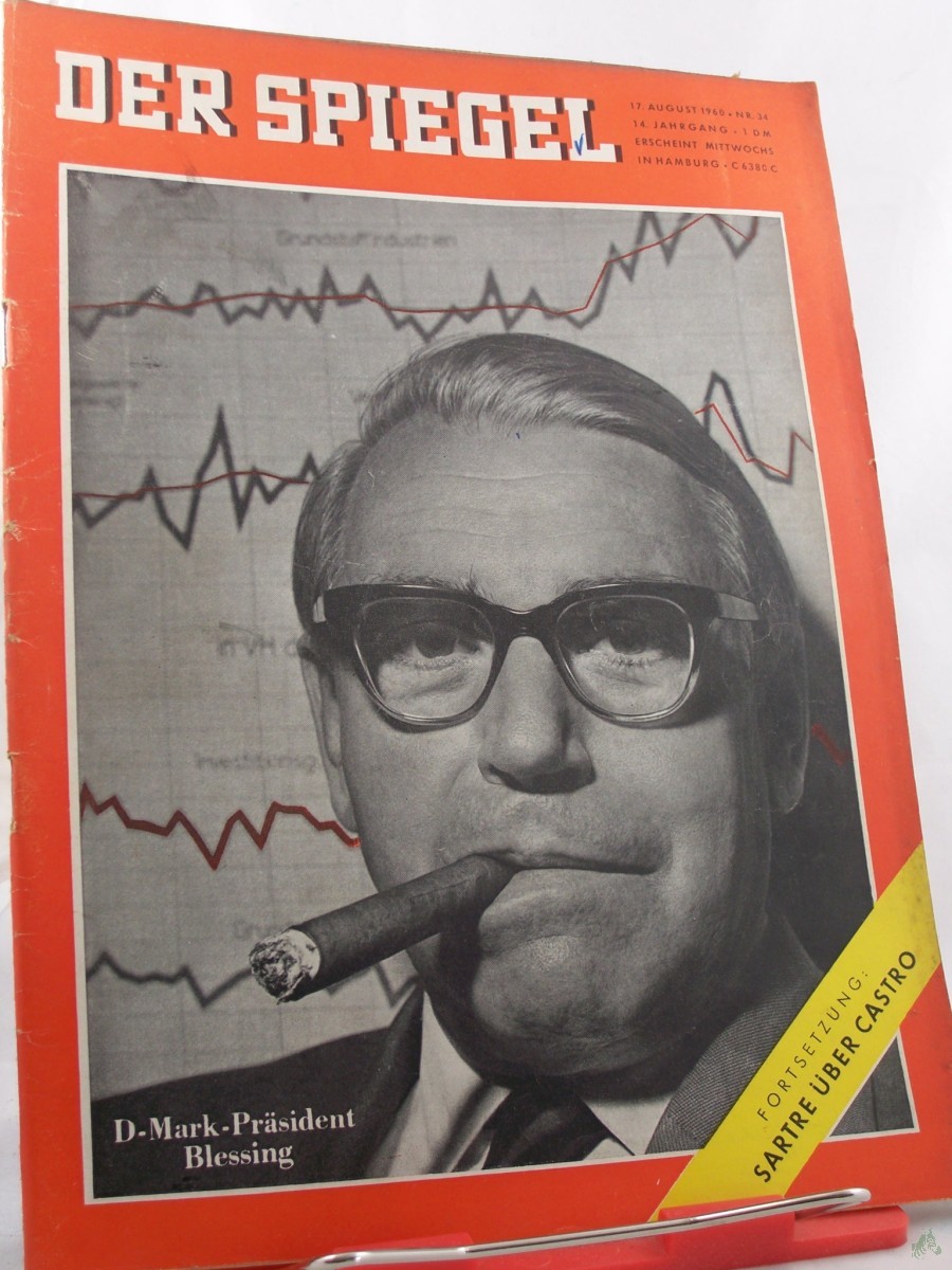 Product image 1 of the product “34/1960, D-Mark-Präsident Blessing ”