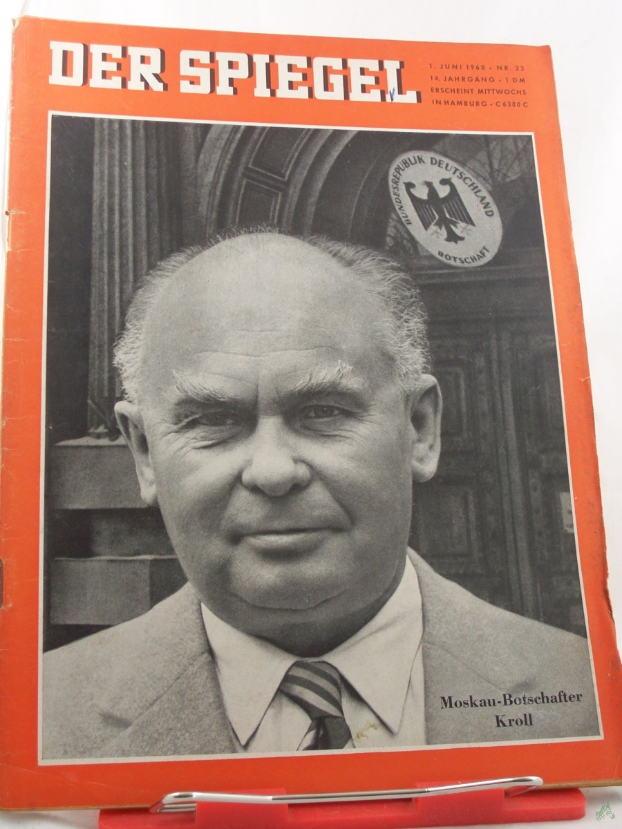 Artikelbild 1 des Artikels “23/1960, Moskau-Botschafter Kroll “