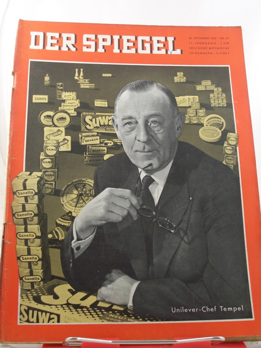 Artikelbild 1 des Artikels “40/1960, Unilever-Chef Tempel “