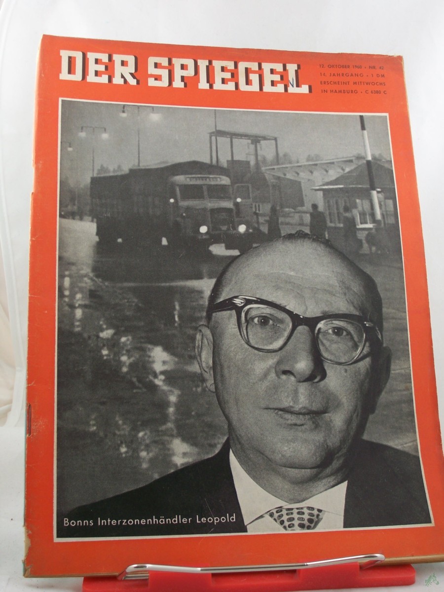 Artikelbild 1 des Artikels “42/1960, Bonns Interzonenhändler Leopold “