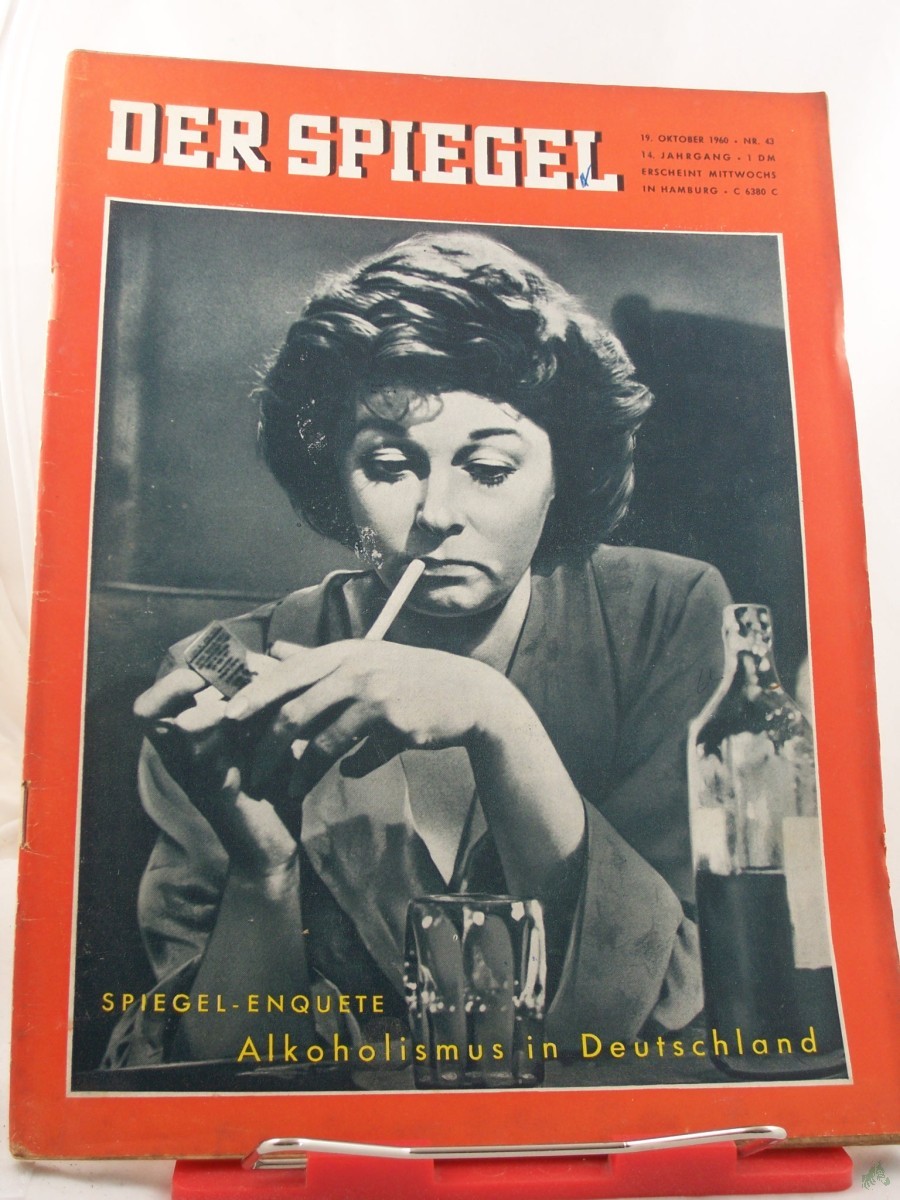 Product image 1 of the product “43/1960, SPIEGEL - ENQUETE Alkoholismus in Deutschland ”