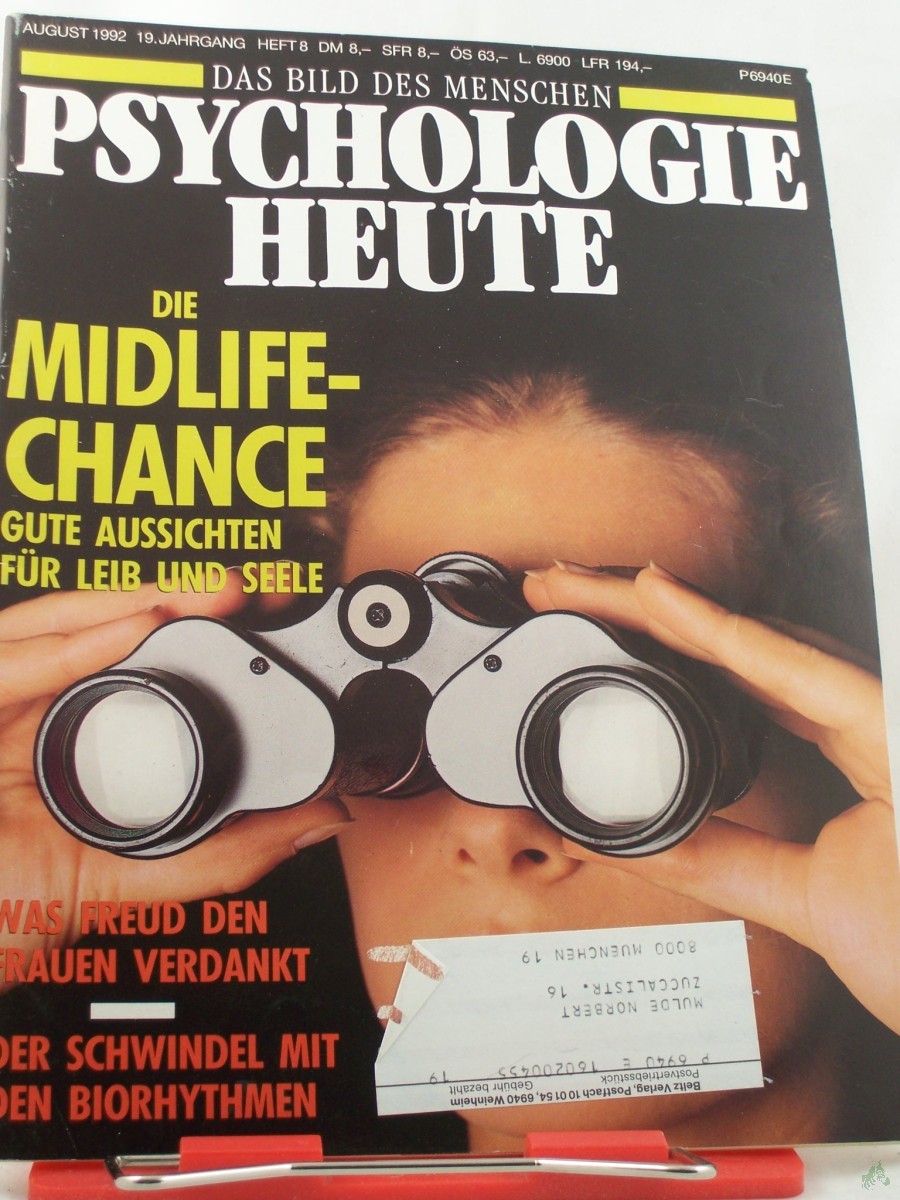 Product image 1 of the product “8/1992, Die Midlife Chance, Gute Aussichten für Leib und Seele ”