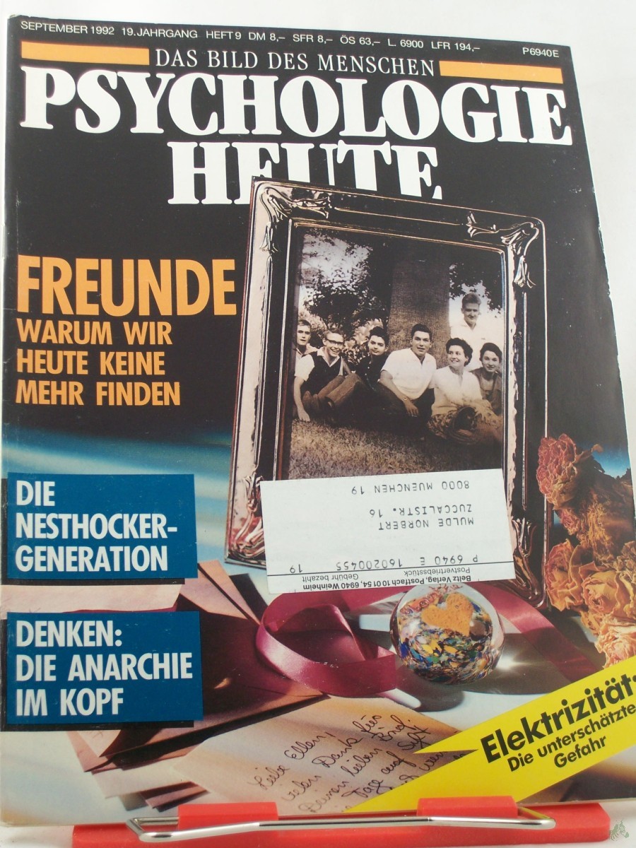 Product image 1 of the product “9/1992, Freunde, warum wir heute keine mehr finden ”