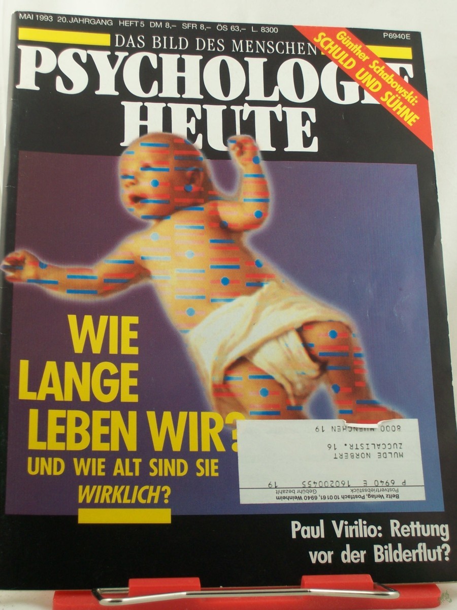 Product image 1 of the product “5/1993, Wie lange leben wir? ”