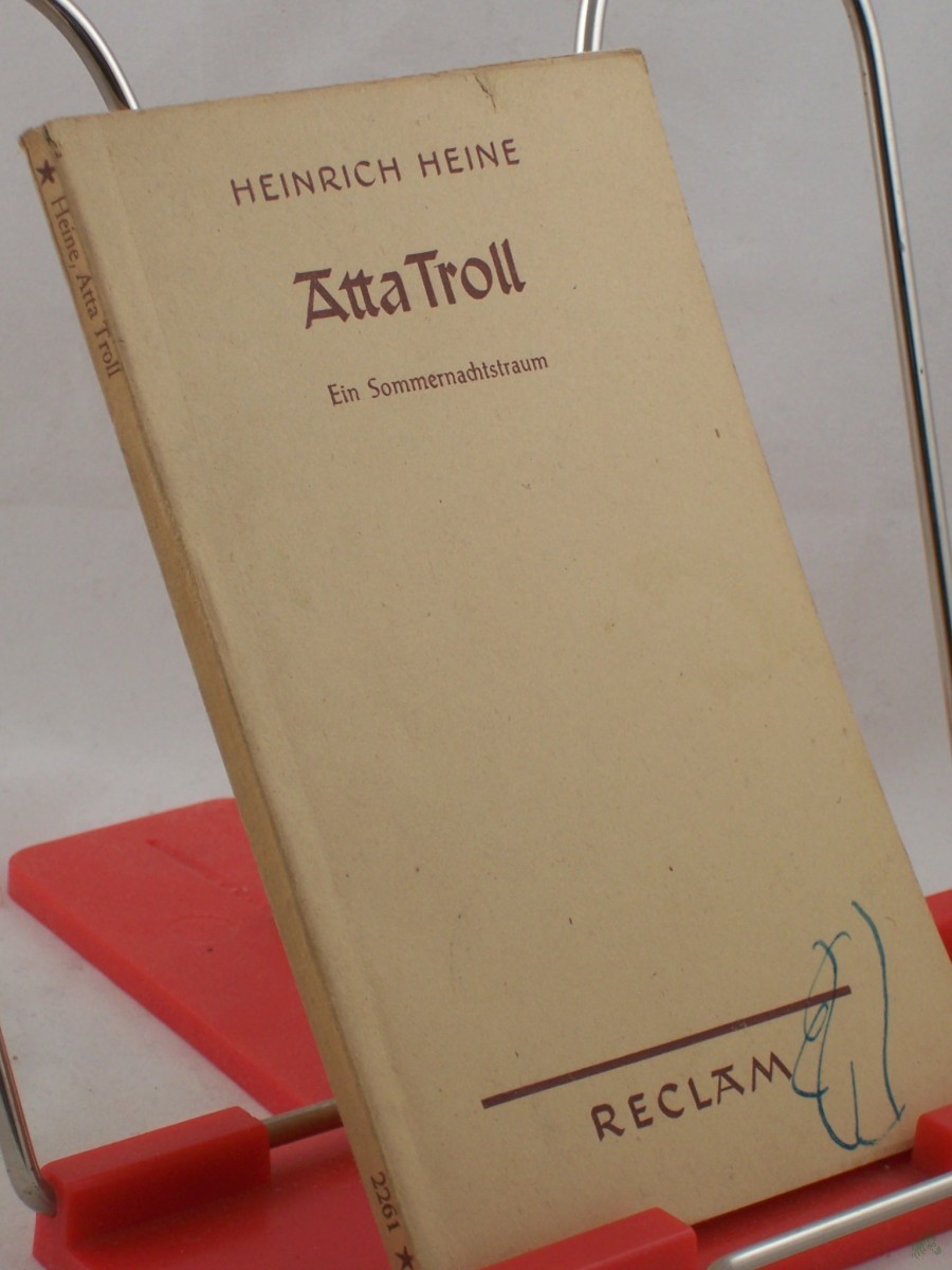 Artikelbild 1 des Artikels “Atta Troll : Ein Sommernachtstraum / Heinrich Heine “