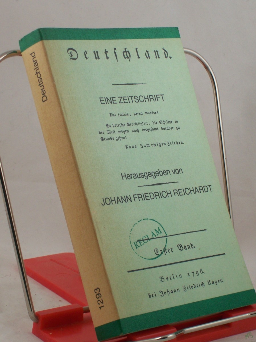 Artikelbild 1 des Artikels “Deutschland : eine Zeitschrift , Auswahl “