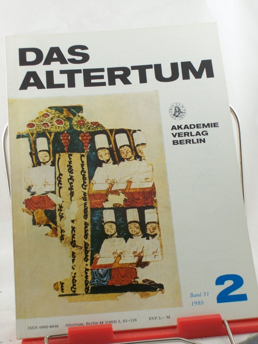 Product image 1 of the product “Das Altertum, Band 31, Heft 2, 1985 ”