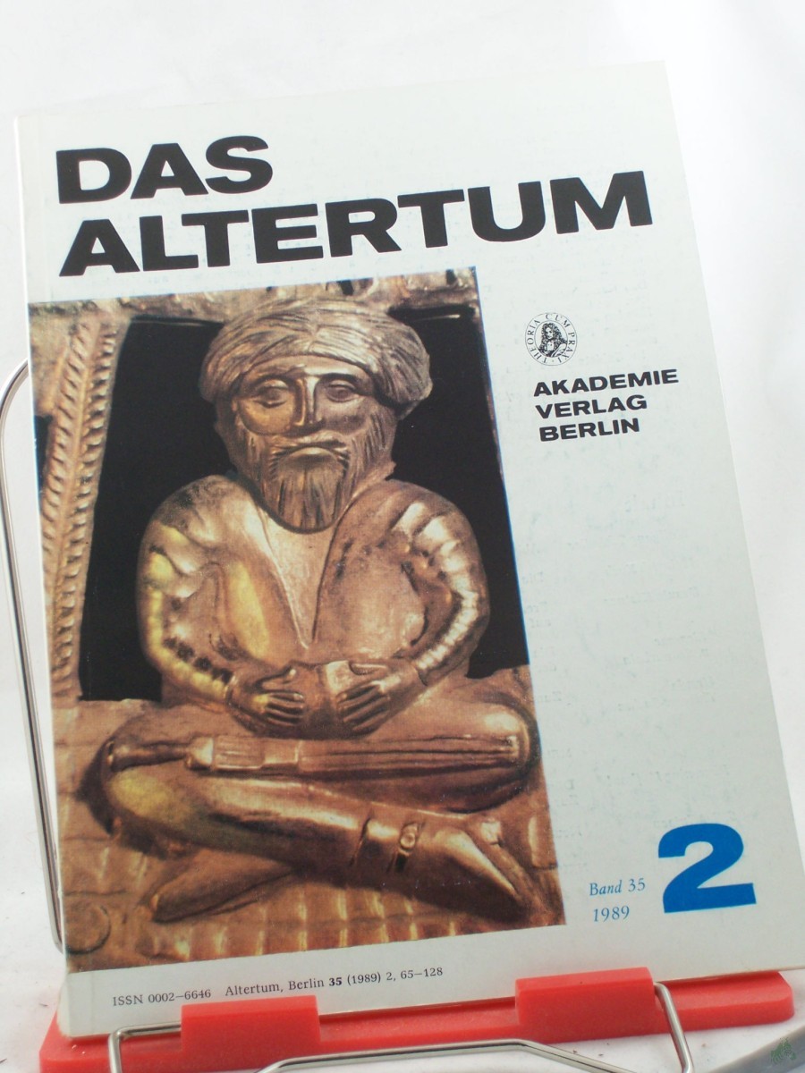 Product image 1 of the product “Das Altertum, Band 35, Heft 2, 1989 ”