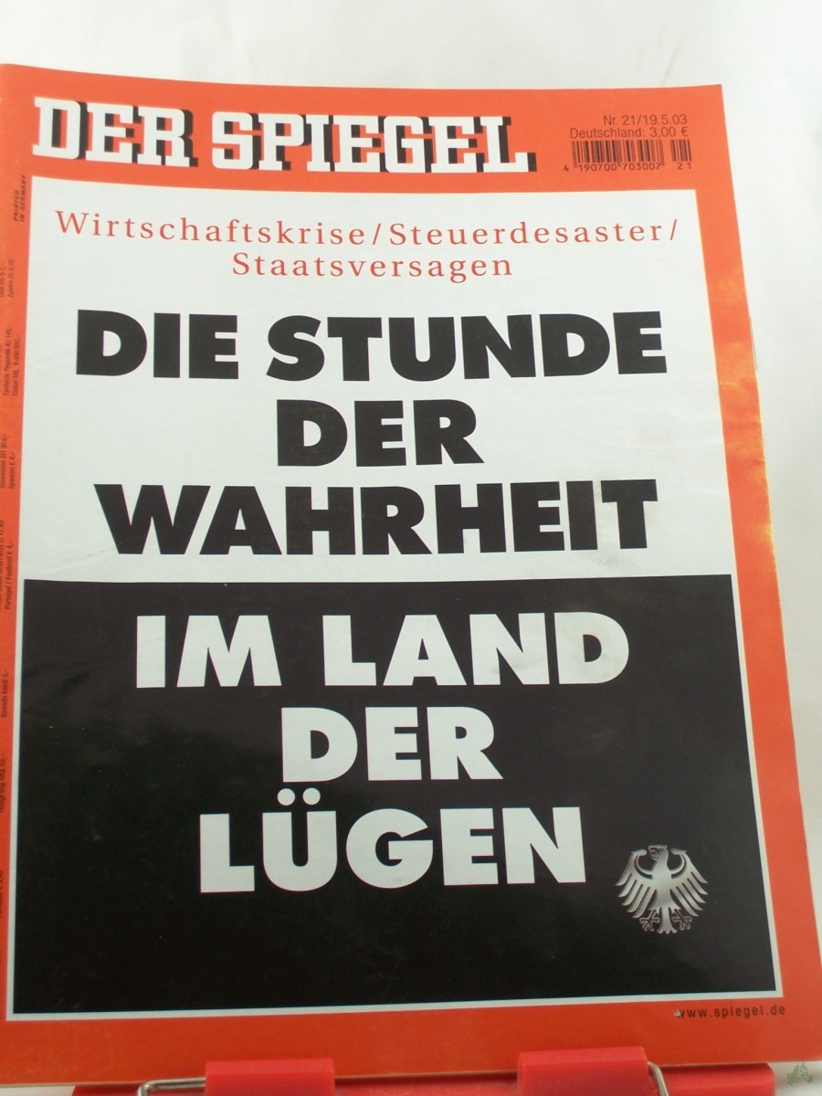 Product image 1 of the product “21/2003, Die Stunde der Wahrheit im Land der Lügen ”