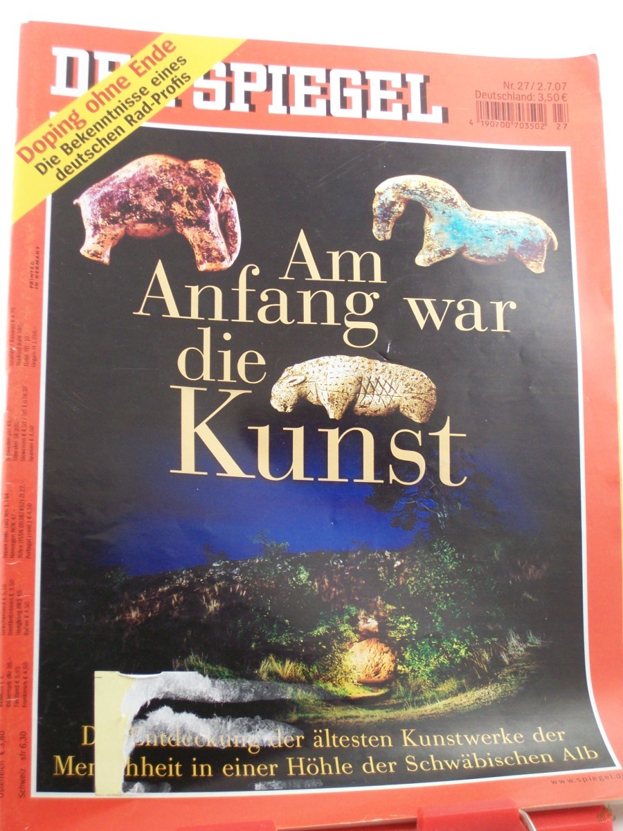 Artikelbild 1 des Artikels “27/2007, Am Anfang war die Kunst “