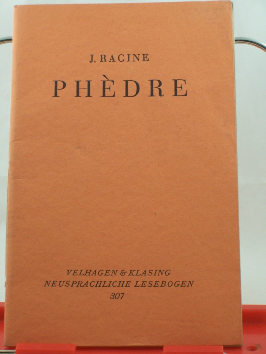 Product image 1 of the product “Phèdre : tragédie en 5 actes et en vers / J. Racine. Gekürzt hrsg. von Kurt Schwedtke ”