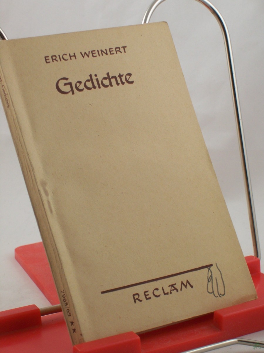 Artikelbild 1 des Artikels “Gedichte / Erich Weinert. Hrsg. von Hans Marquardt “