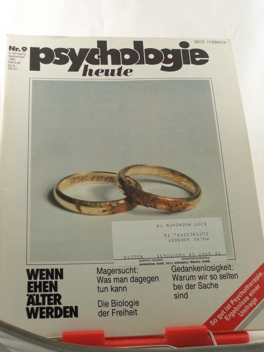Product image 1 of the product “9/1982, Wenn Ehen älter werden ”
