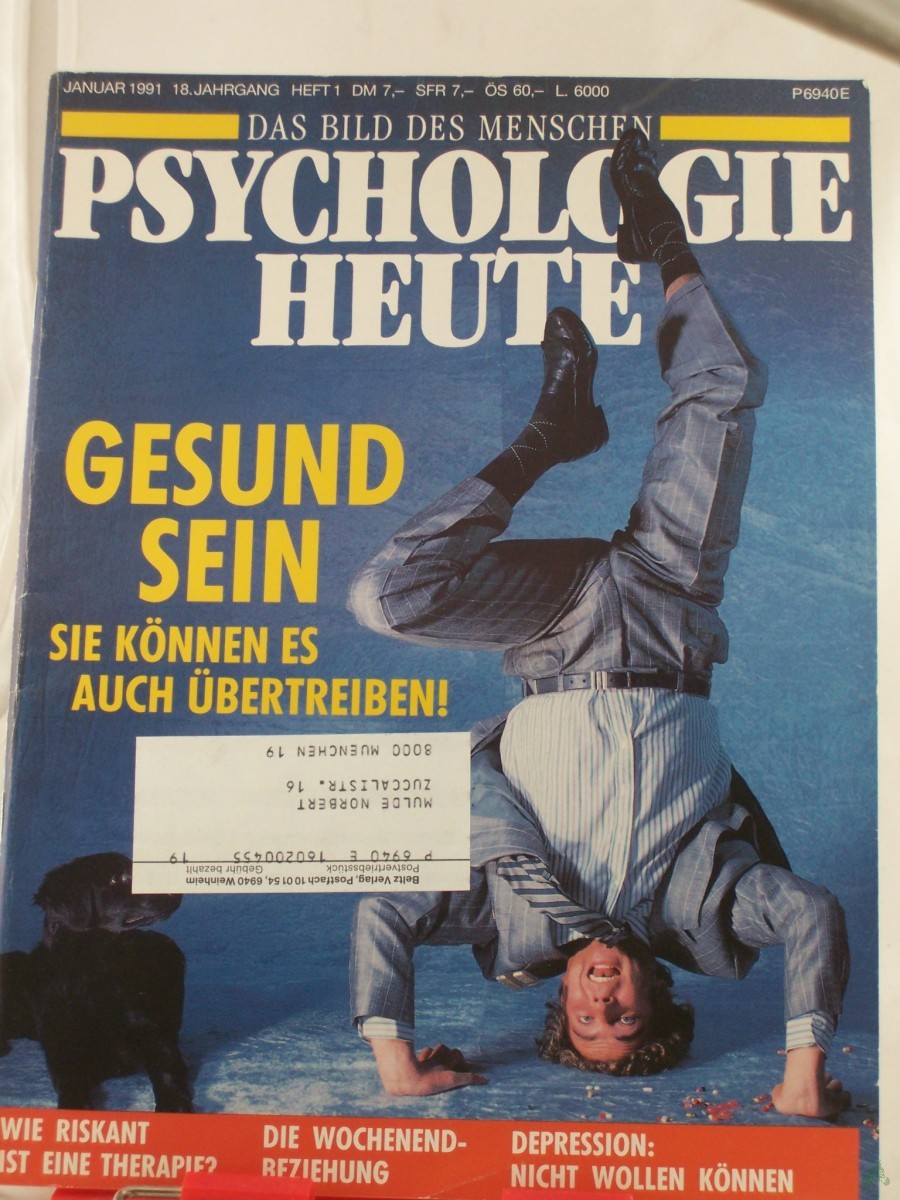 Product image 1 of the product “1/1991, Gesund sein, sie können es auch übertreiben ”