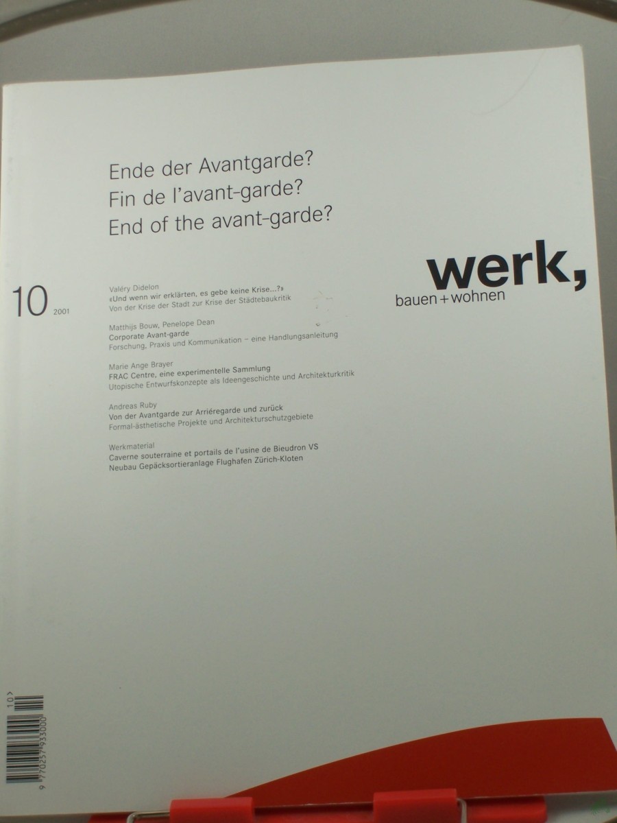 Product image 1 of the product “10/2001, 12 «Und wenn wir erklärten, es gebe keine Krise...?» ”