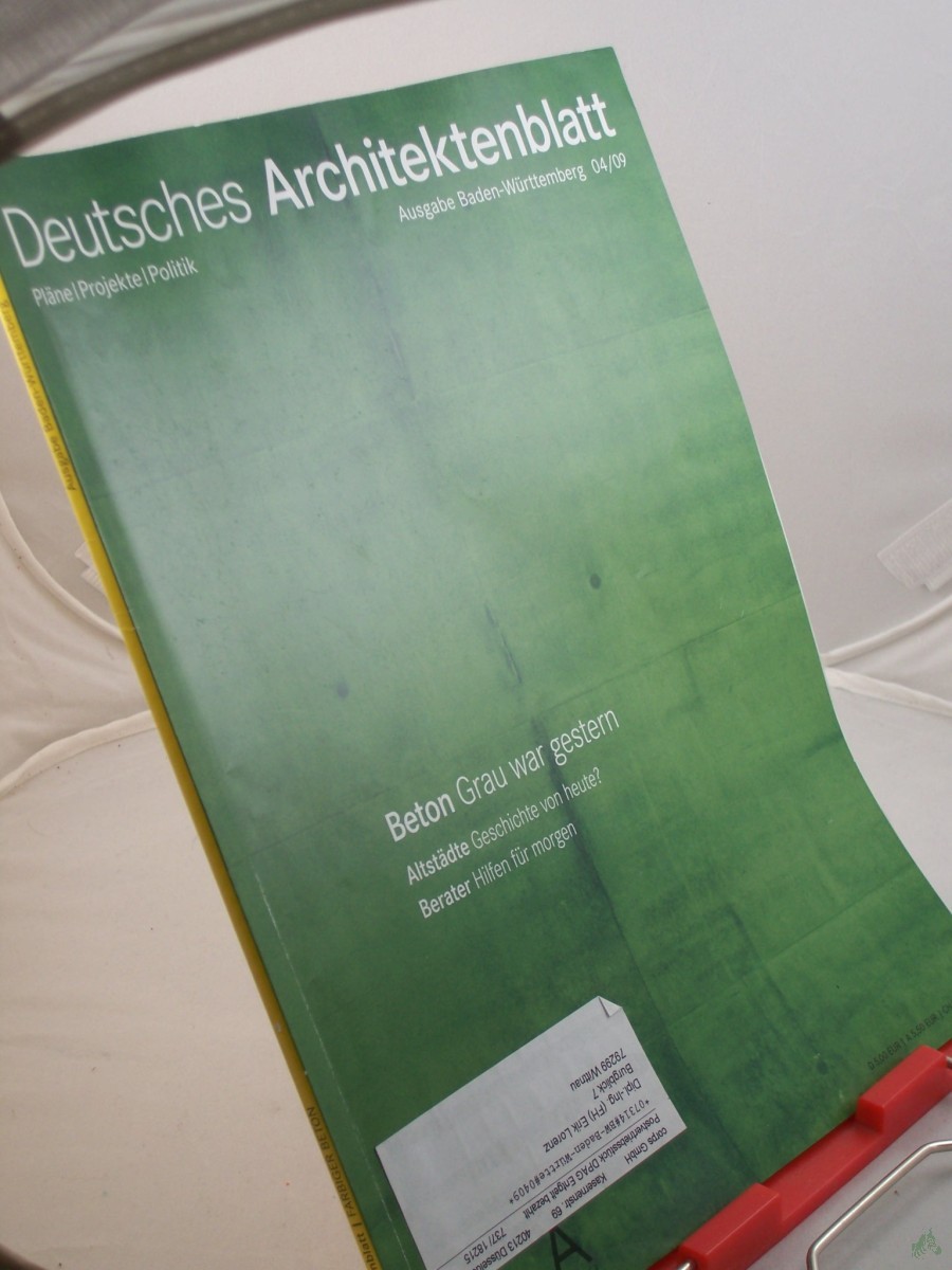 Product image 1 of the product “4/2009, Beton grau war gestern ”
