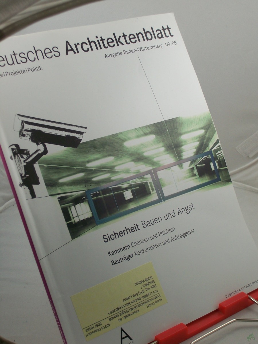 Artikelbild 1 des Artikels “9/2008 Sicherheit Bauen und Angst “