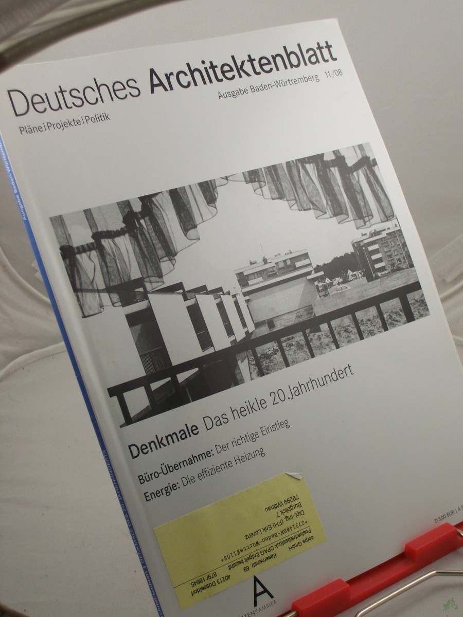 Artikelbild 1 des Artikels “11/2008, Denkmale Das heikle 20. Jahrhundert “