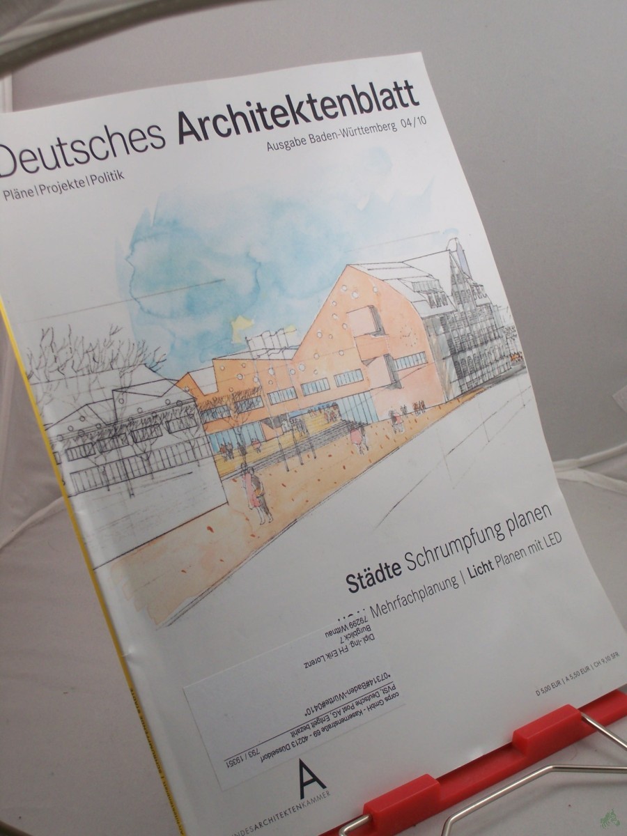 Product image 1 of the product “4/2010, Städte Schrumpfung planen ”