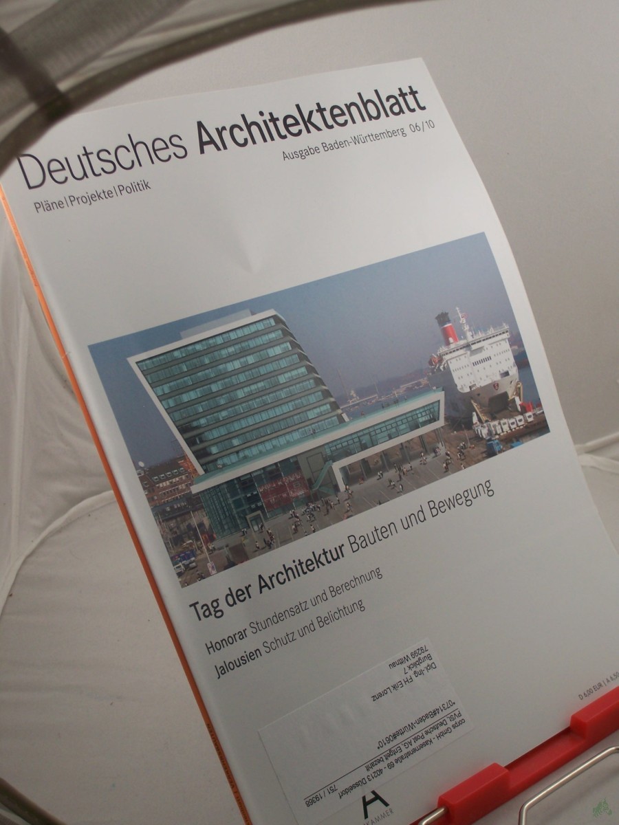 Artikelbild 1 des Artikels “6/2010 Tag der Architektur Bauten und Bewegung “