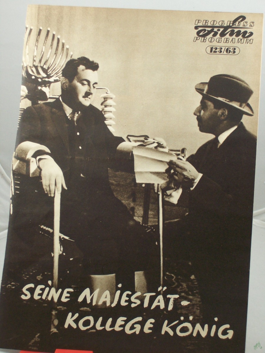 Product image 1 of the product “123/63; Seine Mäjestät Kollege König ”