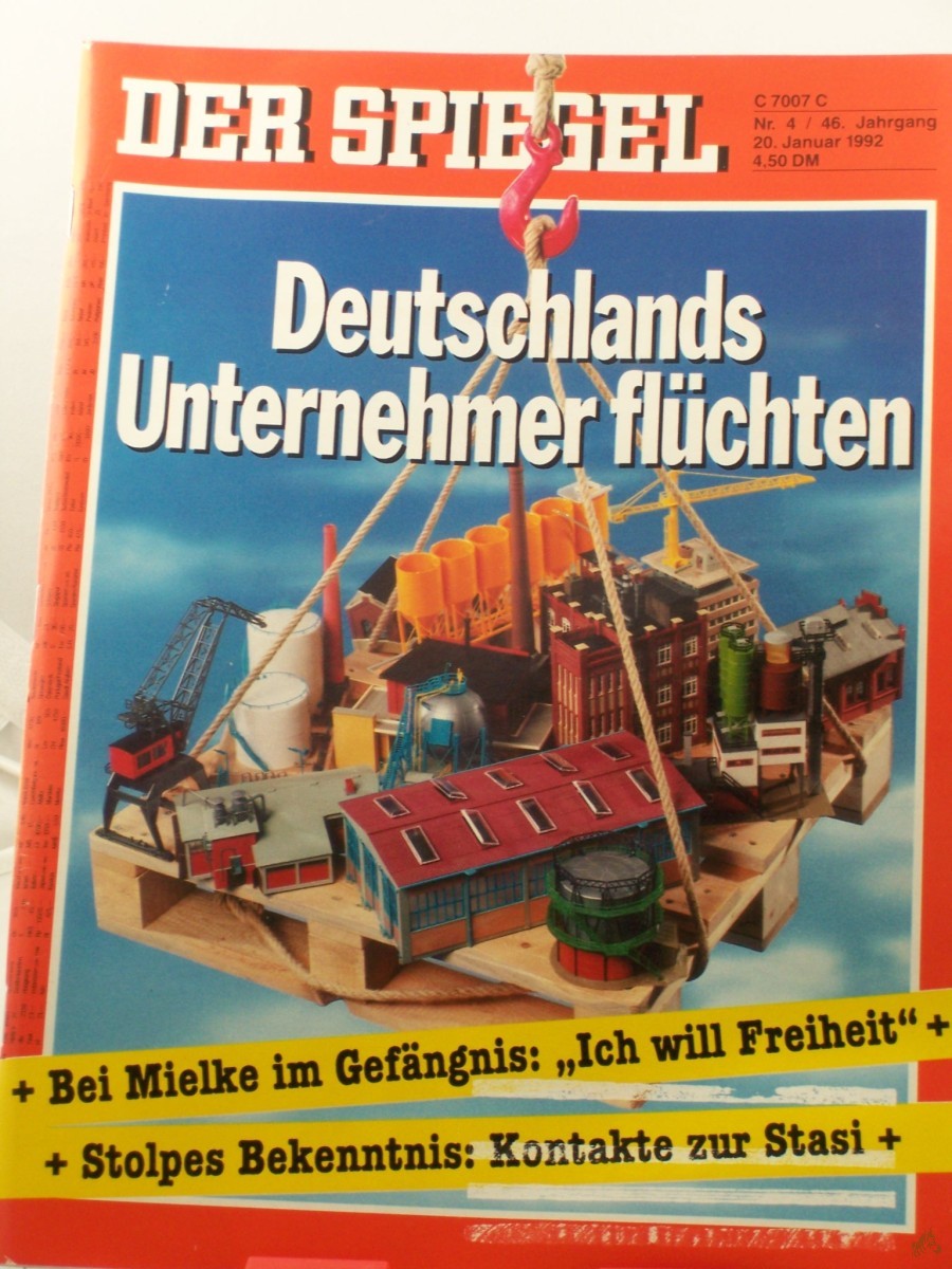 Artikelbild 1 des Artikels “4/1992, 20. Januar, Deutschlands Unternehmer flüchten “