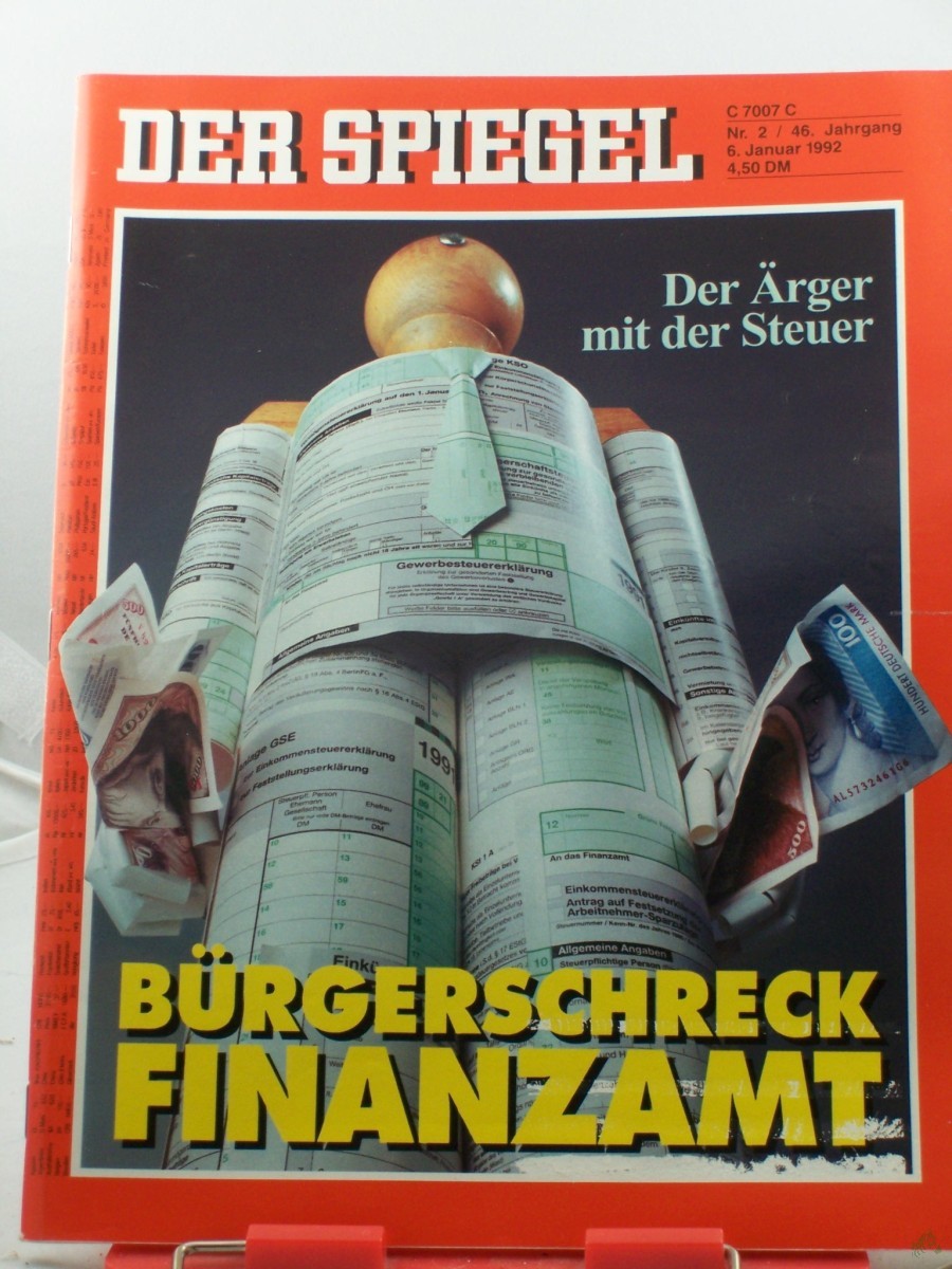 Artikelbild 1 des Artikels “2/1992, 6. Januar, Bürgerschreck Finanzamt “