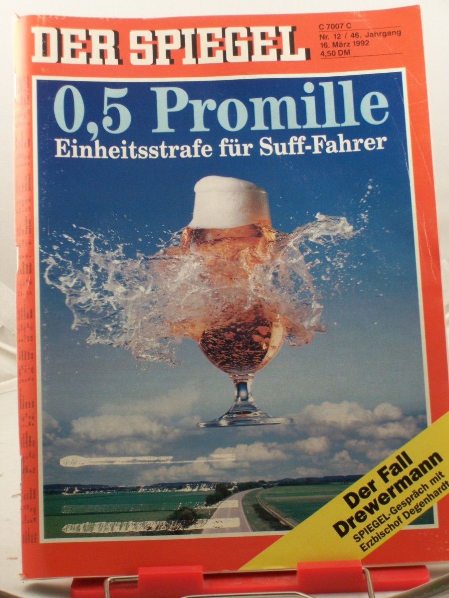 Product image 1 of the product “12/1992, 16. März, 0,5 Promille, Einheitsstrafe für Suff-Fahrer ”
