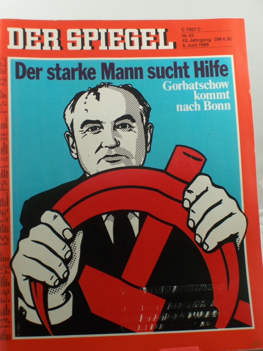 Artikelbild 1 des Artikels “23/1989, 5. Juni, Der starke Mann sucht Hilfe, Gorbatschow kommt nach Bonn “