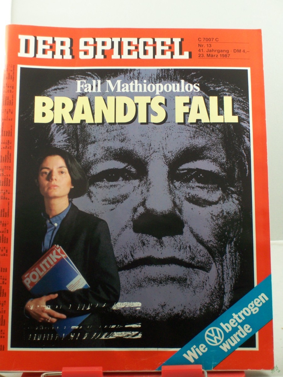 Artikelbild 1 des Artikels “13/1987, 23. März, Brandts Fall, Fall Mathiopoulos “