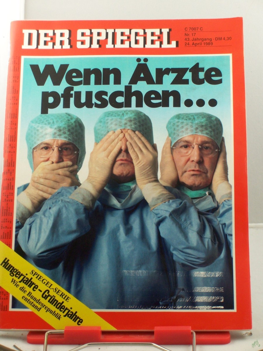 Product image 1 of the product “17/1989, 24. April, Wenn Ärzte pfuschen ”