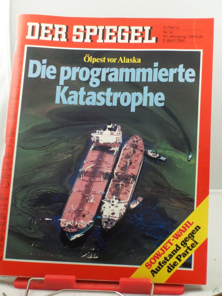 Artikelbild 1 des Artikels “14/1989, 3. April, Die programmierte Katastrophe, Ölpest in Alaska “