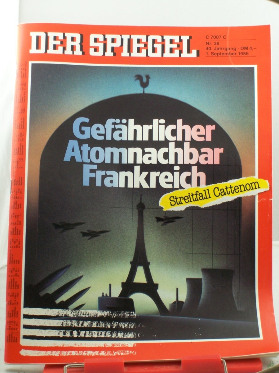 Product image 1 of the product “36/1986, 1. September, Gefährlicher Atomnachbar Frankreich ”