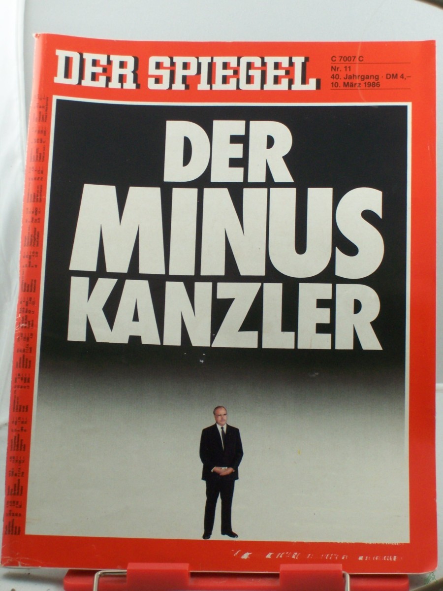 Artikelbild 1 des Artikels “11/1986, 10. März, Der Minus Kanzler “