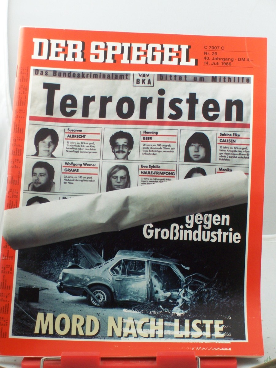 Artikelbild 1 des Artikels “29/1986, 14. Juli, Mord nach Liste “