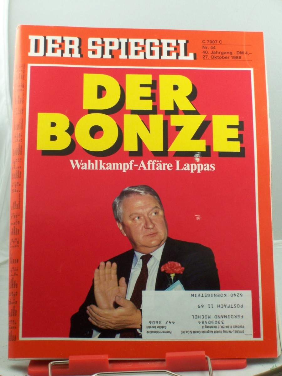 Product image 1 of the product “44/1986, 27. Oktober, Der Bonze ”