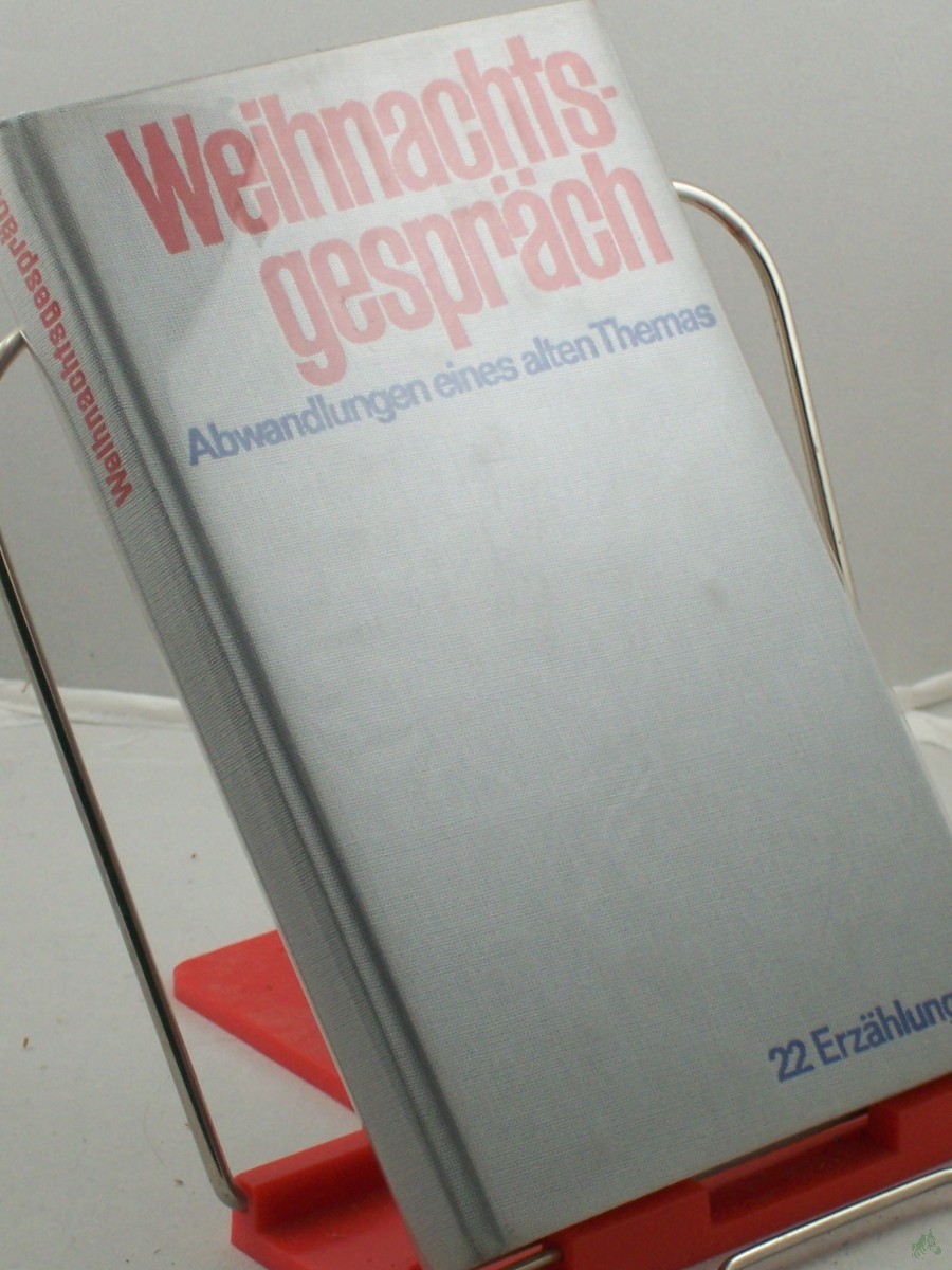 Artikelbild 1 des Artikels “Weihnachtsgespräch : Abwandlungen e. alten Themas / ausgew. u. hrsg. von Jörg Hildebrandt. Mit e. Holzschnittzyklus von Helena Scigala “