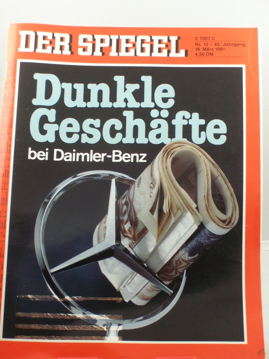 Artikelbild 1 des Artikels “12/1991, 18. März, Dunkle Geschäfte bei Daimler Benz “