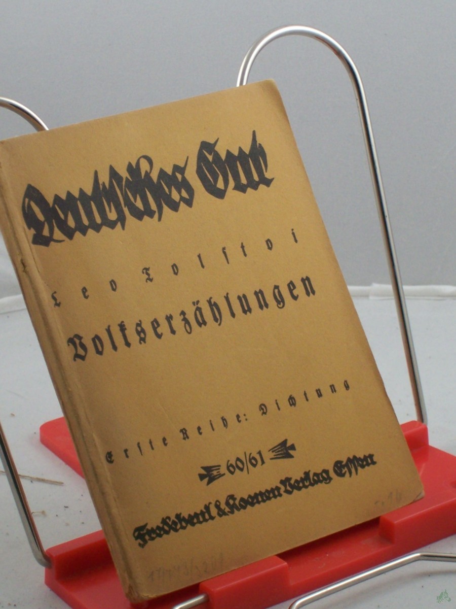 Artikelbild 1 des Artikels “Volkserzählungen / Leo Tolstoi. Vorw.: J. B. “